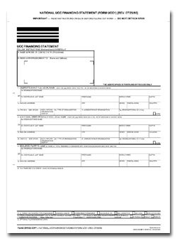 Repossession UCC 1 filing